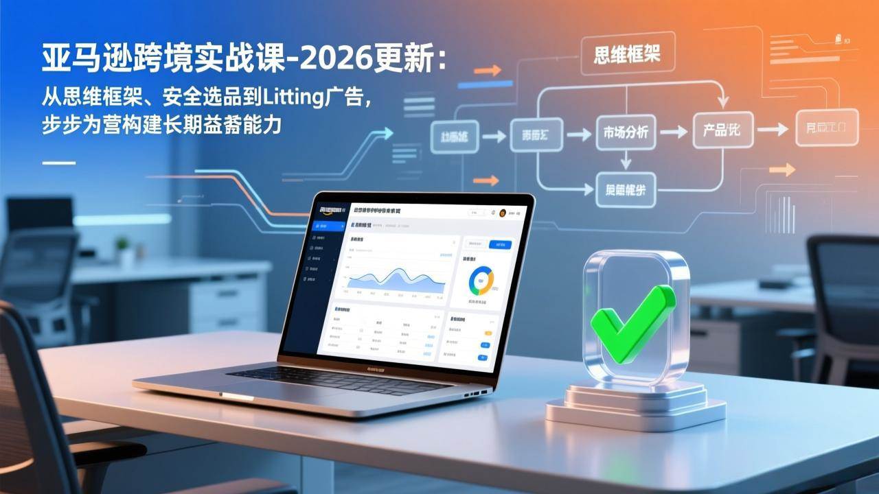 (1.31)亚马逊跨境实战课-2026更新：从思维框架、安全选品到Listing广告，步步为营构建长期盈利能力